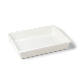 United Scientific™ Polypropylene Multi-Purpose Containment Tray - Lab Tray for Sterilizing and Drying Laboratory Supplies - Polypropylene Rectangular Plastic Tray - 18" L x 14" W x 3" H, 1 Count