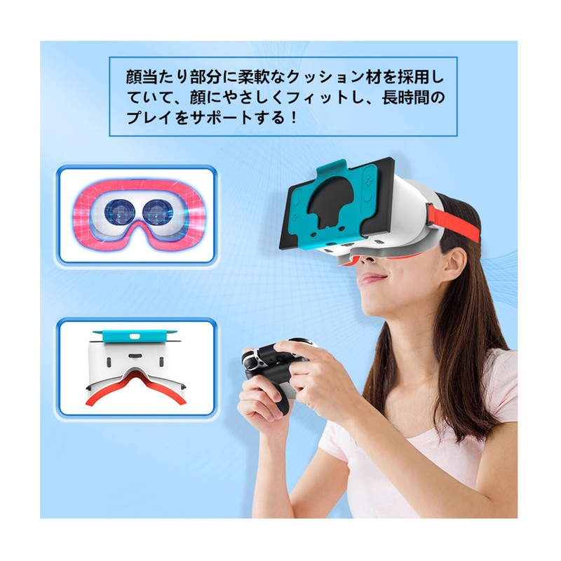 SHEAWA Switch/OLED Model VR Goggles Headset for Myopia -8.0 or