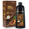KAISASA Hair Dye Shampoo for Grey Hair Immediately (Chestnut Brown)