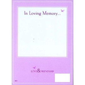 Grave Card - An Eternal Memory Of A Dearly Loved One - Free Card Holder - M15.