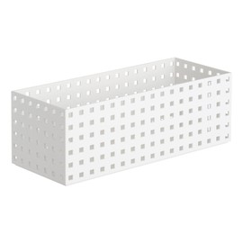 LIKE-IT 9025 Storage Box, Storage Case, Retort Food Storage, Retort Curry, Small Storage, Brix 350, Middle L, White, Approx. 5.5 x 13.8 x 4.9 inches (14 x 35 x 12.5 cm)