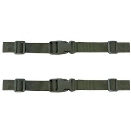 Azarxis Backpack Chest Strap Adjustable Rucksack Sternum Strap Chest Belt with Quick Release Buckle for Hiking Trekking Backpacking (Green - 2 Pack)