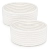 ABenkle 2 Pack Small Baskets, Cotton Rope Woven Basket, Cute