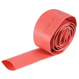 TOP-VIGOR 22mm Heat Shrink Tubing, 1M Length Heat Shrink Sleeving, 2:1 Ratio Heat Shrink Tube for Electrical Insulation, Repairs, Wrap Cable, Wire Connectors, Red