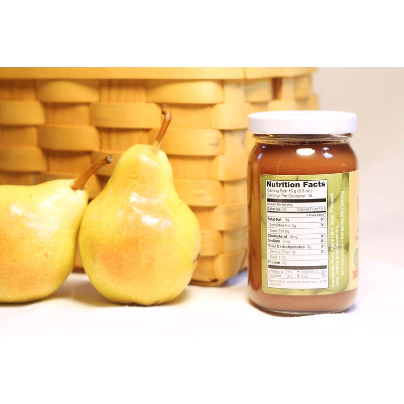 Kauffman Orchards Homemade Pear Butter Spread, 8.5 Oz. (Pack of