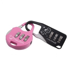 3-Digit Combination Dial Lock Rectangular 3ea