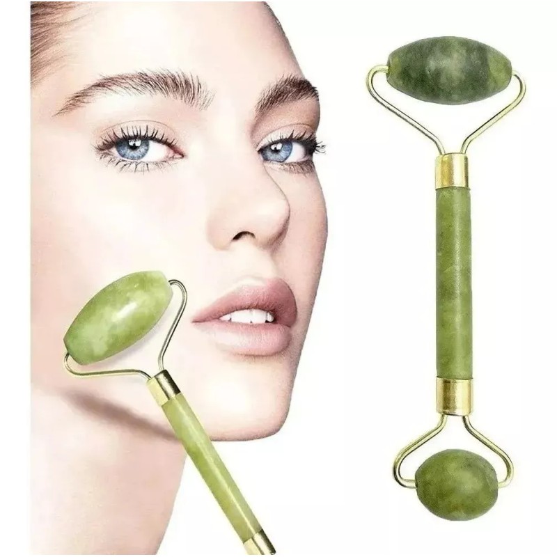Misorel Rodillo De Jade Con Guasha + Serum Té Verde,