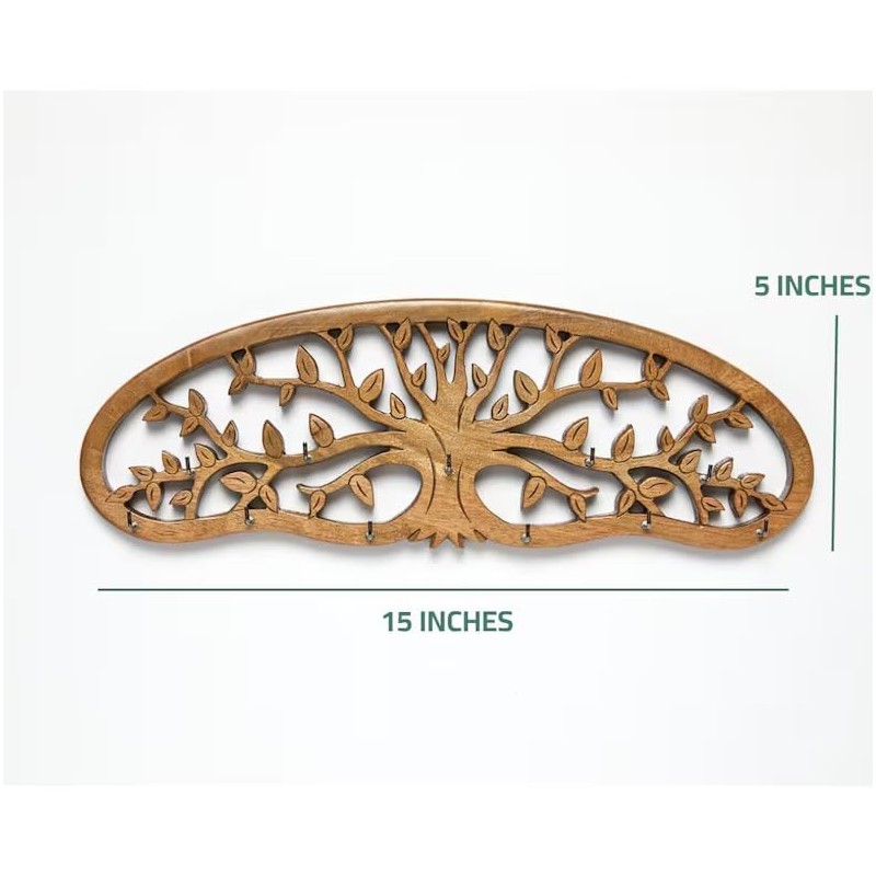 Tnstbiee Rustic Herb Drying Rack Hanging - Artistic Life Tree