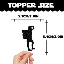 S-Cp-1008Ice Cream Fruit Dessert Cupcake Topper Colorful Glitter Happy Birthday Sensory Pop Game Theme Decor Supplies Baby Shower Boys Girls Birthday Party Decorations