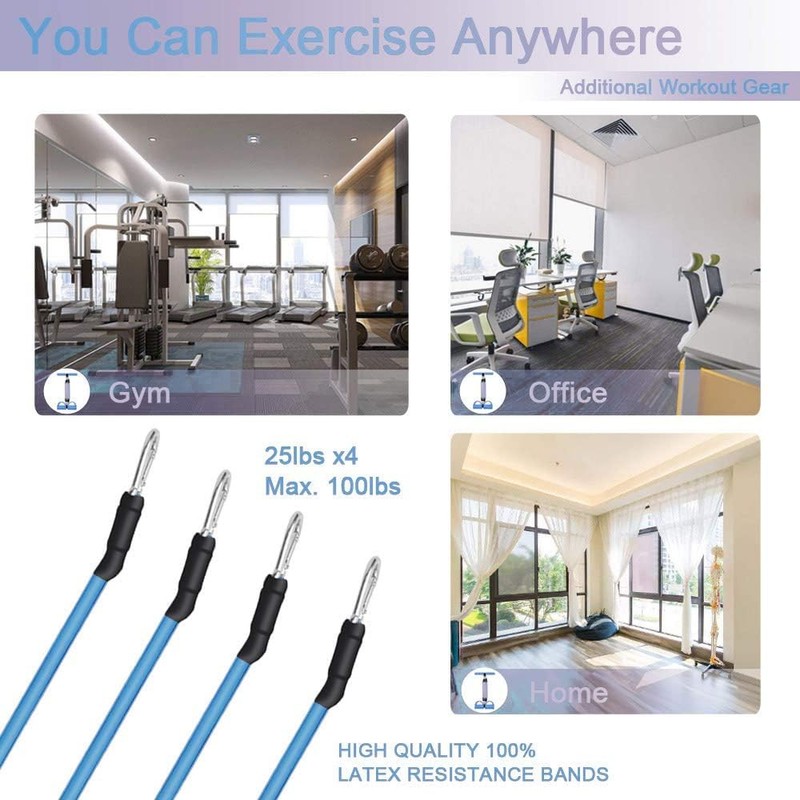 Foot Stirrup Puller, Sit Up Exercise Equipment Abdominal Abs Workout,