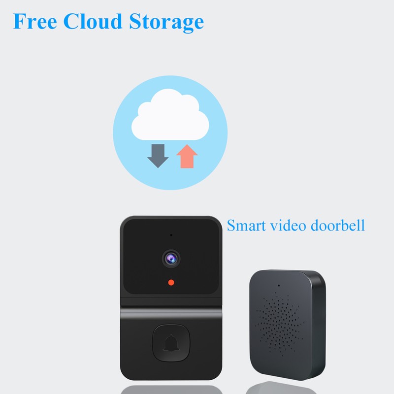 Smart Wireless Remote Video Doorbell WiFi Camera Intercom Doorbell with
