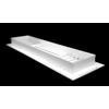 HVAC Premium 24''w X 6''h 3-Way Aluminum Curved Blade Adjustable