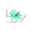 5 Pieces Octopus Decorative Fridge Magnets - Movable Joints, 3D