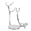 Soporte Curvo para Maquinilla de Afeitar y Cepillo, Chapado en