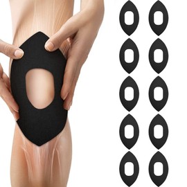 10PCS Kinesiology Tape Knee Support, Precut Knee Kinesio Tapes for Running Athletic Sporttape, Waterproof & Elastic Kinetic Kinesthetic Tape for Knees Stability