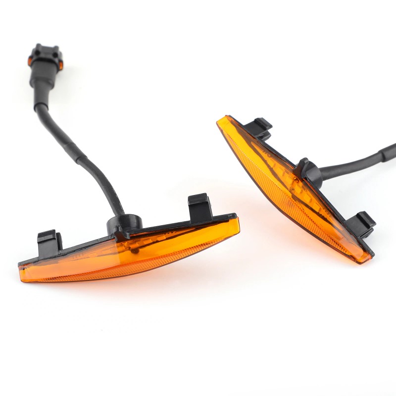 4PCS Plastic Car Grilles Grill LED Lights For Toyota 4Runner