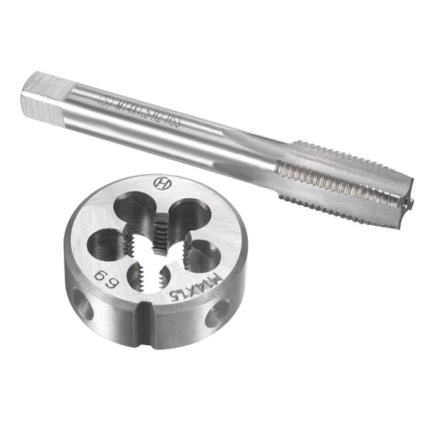 TOP-VIGOR M14 x 1.5mm Metric Tap and Die Set, Machine