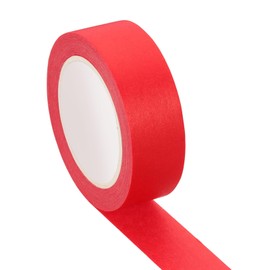 PATIKIL Colored Masking Tape 15mm x 10 Meters, Color Code Labeling Tape for DIY Craft Science Lab Organizing, Red