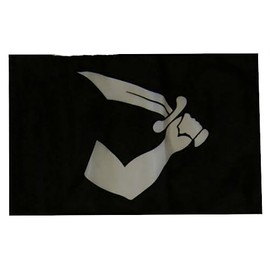 12x18 12"x18" Jolly Roger Pirate Thomas Tew Sleeve Flag Garden