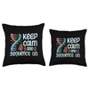 Genome Sequencing DNA Tree Science Throw Pillow