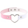 3PCS/Set Heart Leather Collar Neck B-ütt an-âl Pl-ùg T-ö-ys &