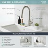 Faucet Mat for Kitchen Sink, Diatomite Stone Drying Sink Protectors,