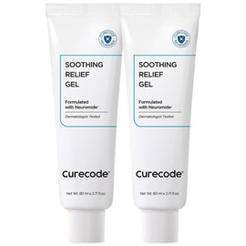 Cure Code Soothing Relief Gel, 2, 80ml / 큐어코드 수딩 릴리프 젤, 2개, 80ml