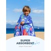 Diveblues Kids Microfiber Beach Towel - Quick Dry, Sand Free