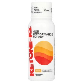 Ketone-IQ Energy Shots – Peach, 6 Pack (2 fl oz Each), Exp 11/2025