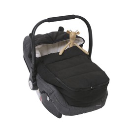 VERTBAUDET Footmuff for Pushchairs and Baby Seats, Weatherproof, Black, One Size