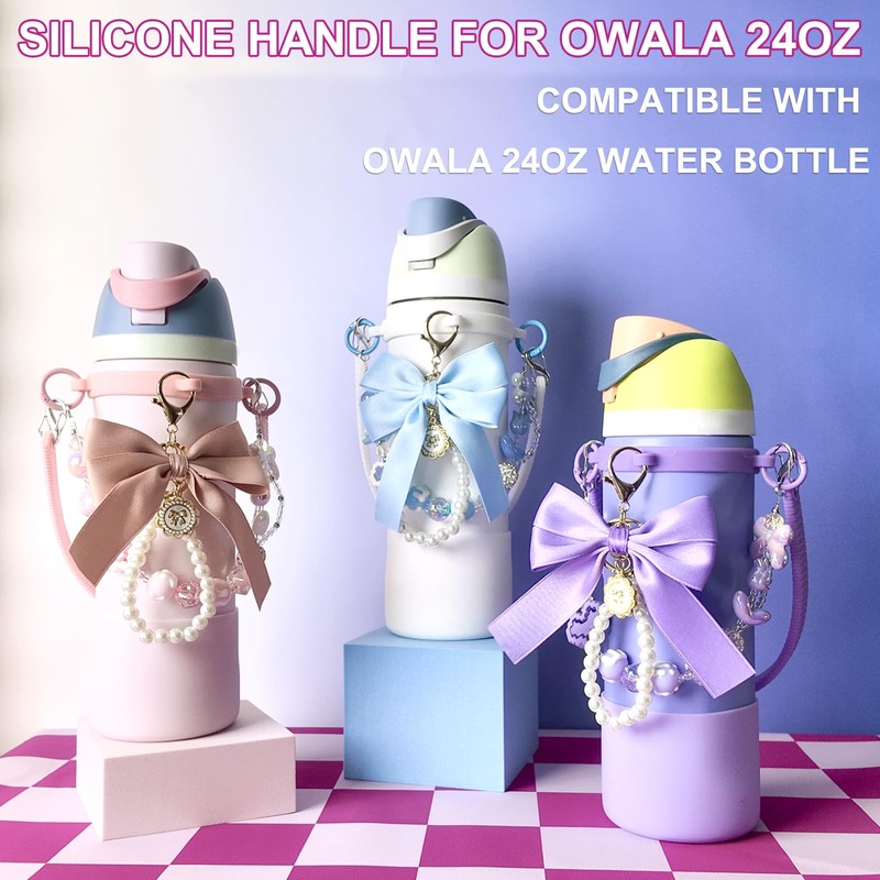 Silicone Boot Set for Owala Water Bottle 24 oz,Water Bottle