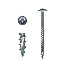 10 x 3 HighPoint Cabinet Installation Screws, Washer Head, Zinc, 100pc