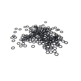 Boxonly 50 PCS O Rings Nitrile Rubber Round O-Rings Seal Grommets 12mm OD 10mm ID 1mm Width Metric Sealing Washer O-Ring Gasket Black