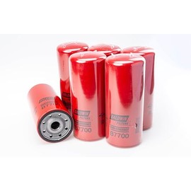 Baldwin B7700 Spin-on High Efficiency Lube Oil Filter, Heavy Duty 9.8 Micron, Replaces Caterpillar 1R-1807 and Donaldson P551807 (Pack of 6)