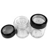 Beauticom 6 Pieces 10G/10ML Acrylic Transparent Cylinder Sifter Container Jar
