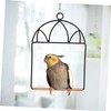 GRIRIW Parrot Stand Hummingbird Swing Portable Bird Perch Easy Hanging