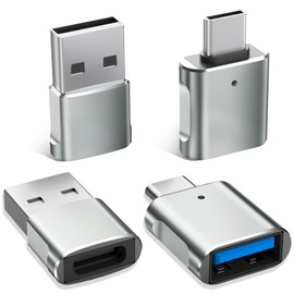Oliveria Adapter USB auf USB C, USB auf USB C Adapter, USB to USB C Adapter, USB auf USB C Adapter, USB A auf USB C Adapter für Phone 15, MacBook Pro 2022/2021/2020
