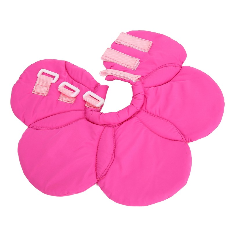 Pet Recovery Collar Adjustable Lightweight Prevent Licking Sunflower Shape Cute