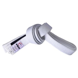 Fuji Pearl Weave Brazilian Jiu Jitsu BJJ Belt for Adult (White, A2)