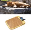 Dog Rattan Cooling Mat Bite Resistant Comfortable Breathable Cat Cooling
