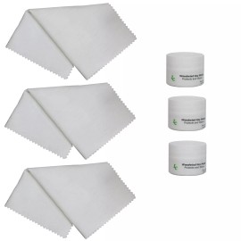 Instrument Clinic Clarinet, Flute, Saxophone Polishing Cloths (3 pack), Key Polish (3 pack)