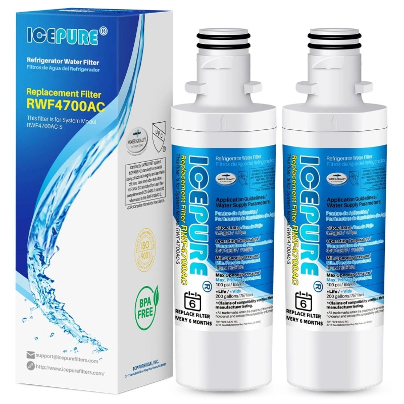 Fit For LG RWF4700AC Water Filter Fit for LT1000P, ADQ747935,