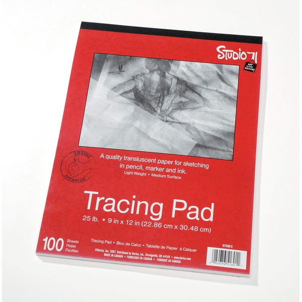 Darice 9”x12” Artist’s Tracing Paper, 100 Sheets – Translucent Tracing
