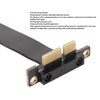 PCIE 3.0 1X Extension Cable Dual 90 Degree Right Angle