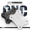 NICECNC Handlebar Riser Pull Back Plate Aluminium Black Handlebar Displacement