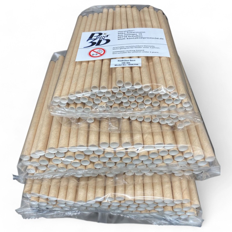 Nesting Tubes for Solitaire Bees - Pack of 300 Nesting