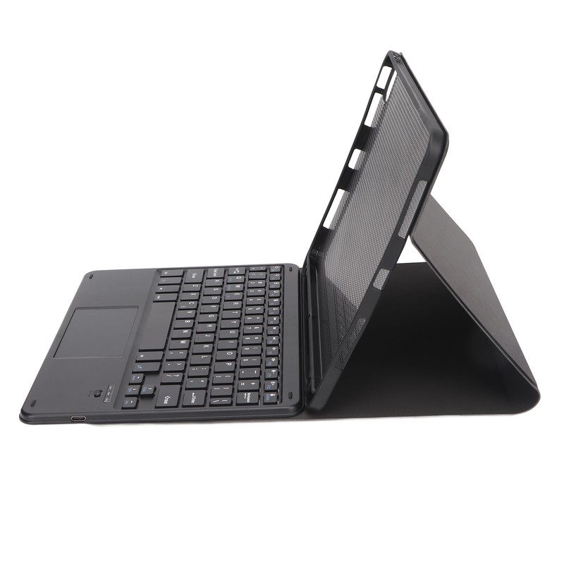 Wireless BT Keyboard Case Magnetic Connection Black USB C Charging