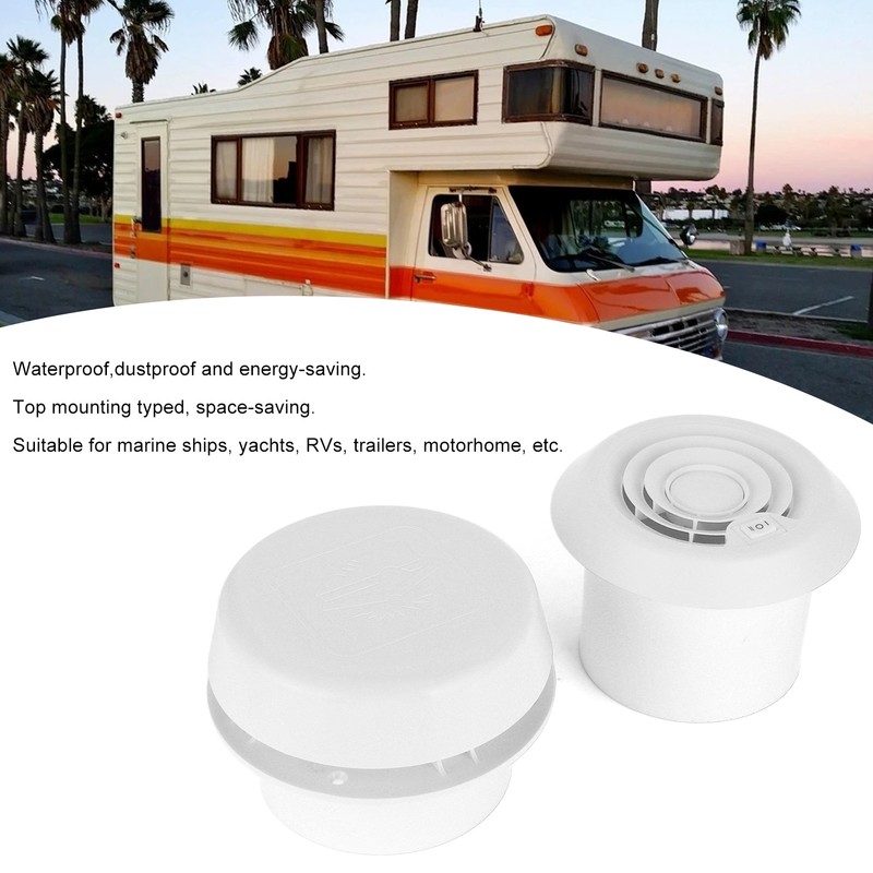 12V Roof Fan Ceiling Quiet Air Ventilation Cooling Grille for