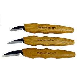 Mastercarver 3pc Chip Carving Knife Woodcarving Tools