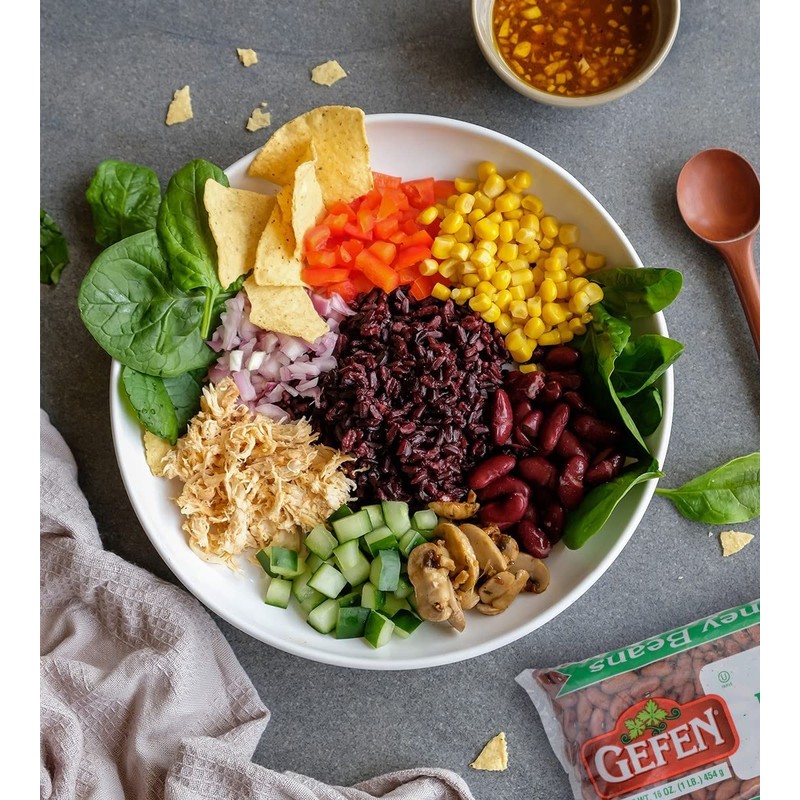 Gefen Dry Red Kidney Beans, 16oz Bag (3 Pack) Premium